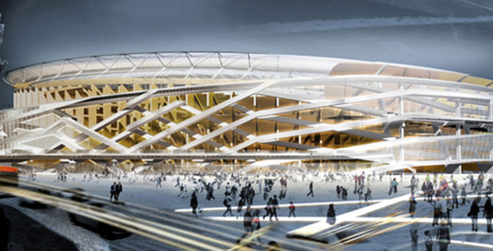 New Camp Nou stadium in Barcelona